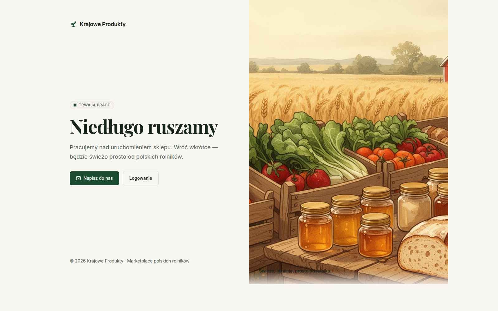 Marketplace polskich producentów - realizacja Kreatorzy Sieci