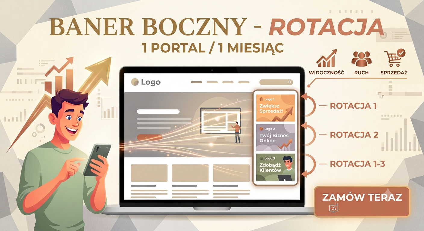 Seitenbanner - 1 Portal / Monat - Kreatorzy Sieci