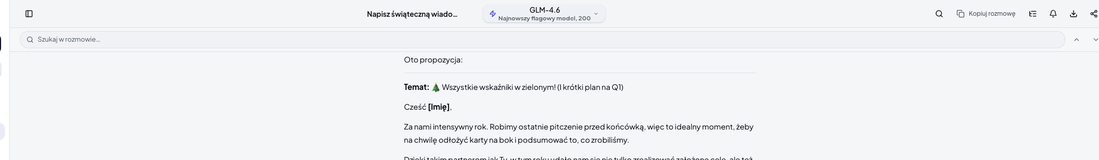 GLM Chat Enterprise - mit Implementierung - zrzut ekranu 8