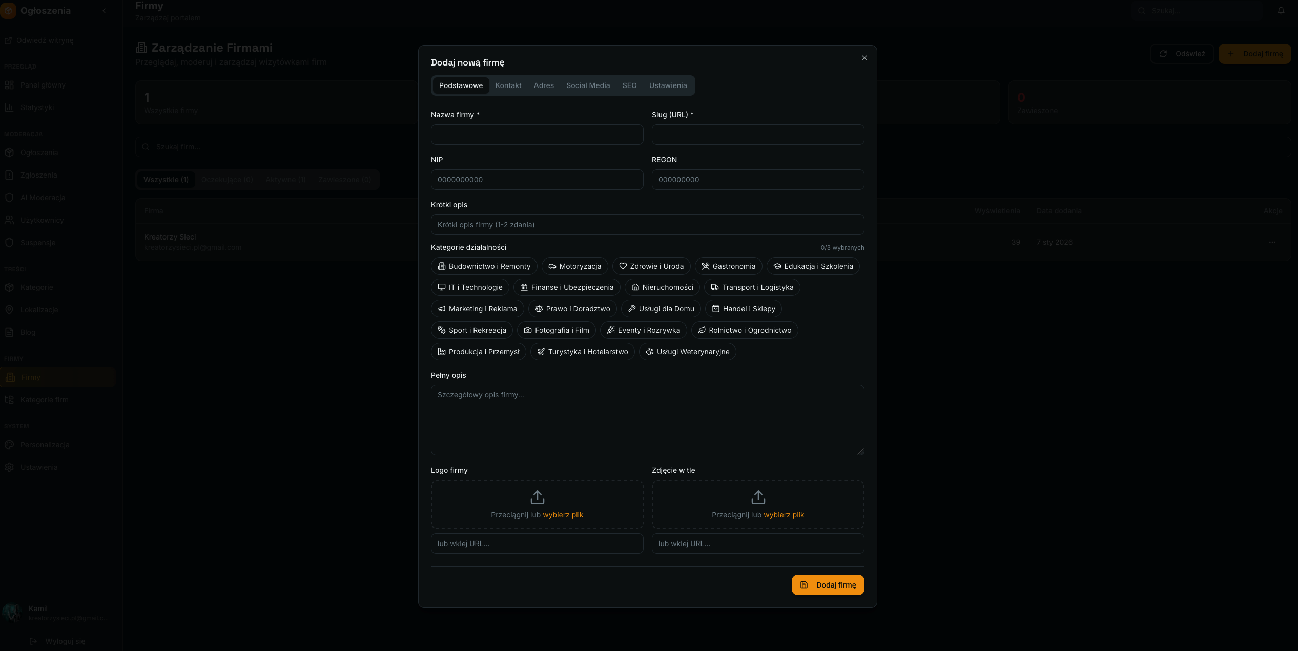 Anzeigenportal - vollständiger Code - zrzut ekranu 19