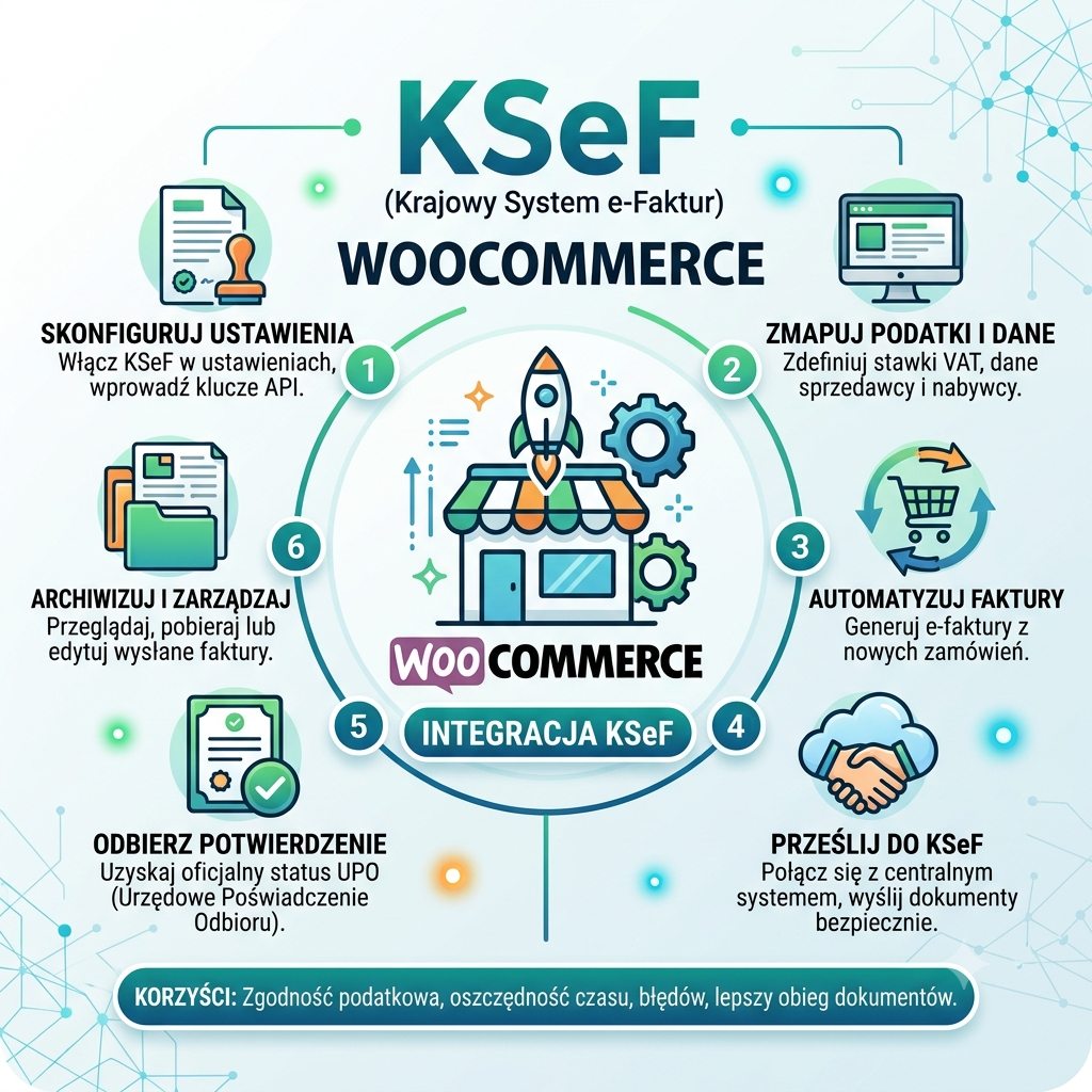 Implementierung von KSeF in WooCommerce - Kreatorzy Sieci